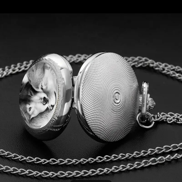 New wolf pocket watch - Picture 3 of 5